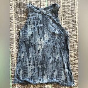Tie dye racer back tank